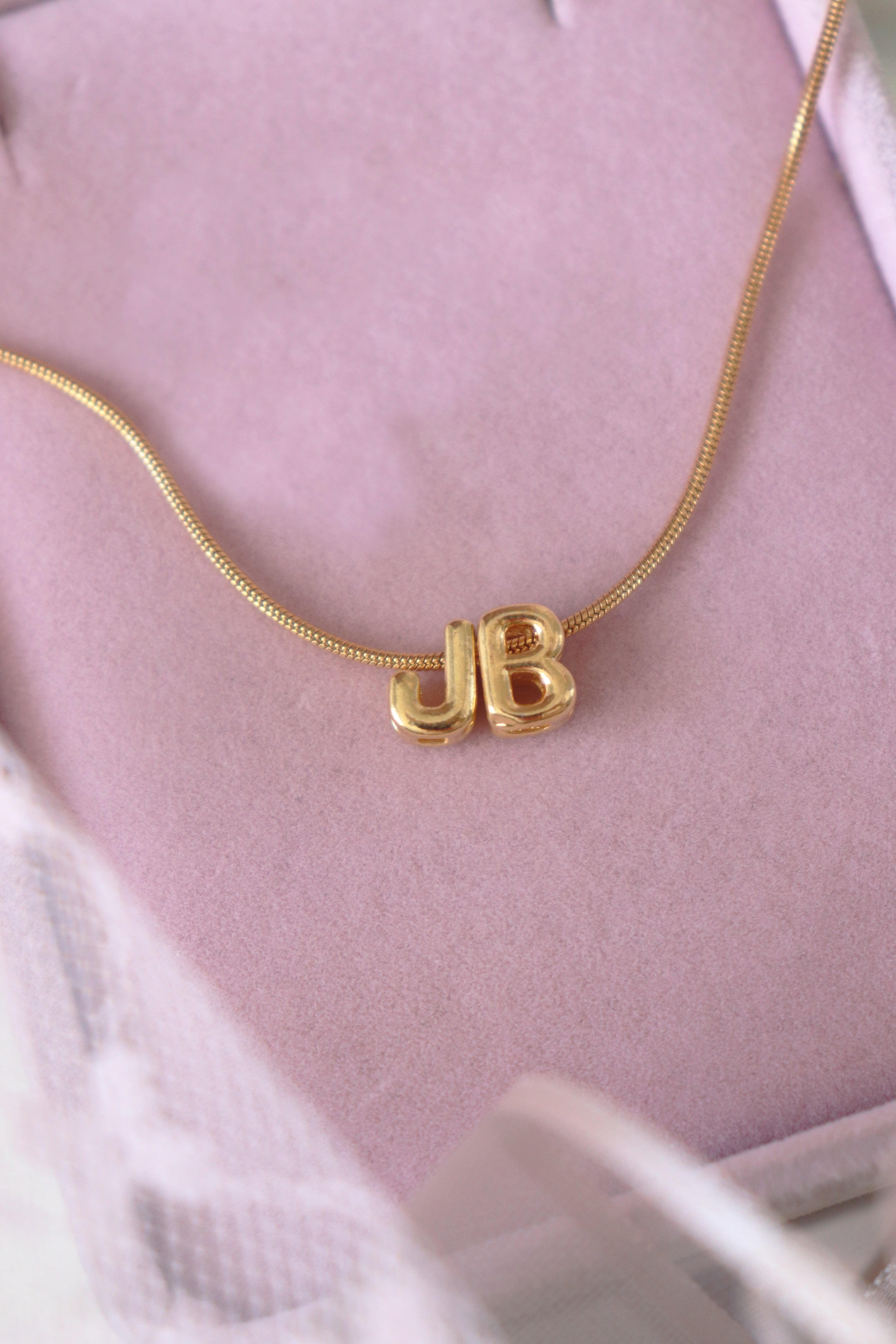 Bubble Letter Necklace