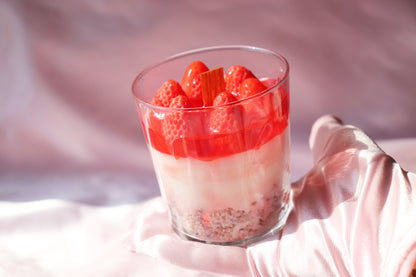 Strawberry Cake Candle