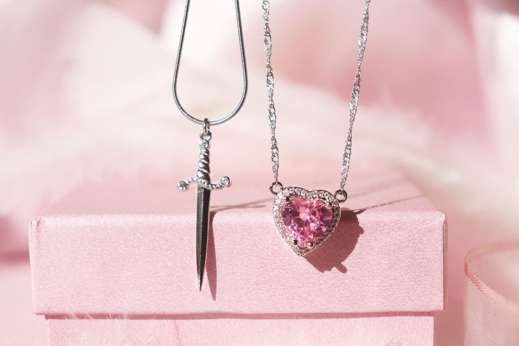 Heart & Sword Necklaces