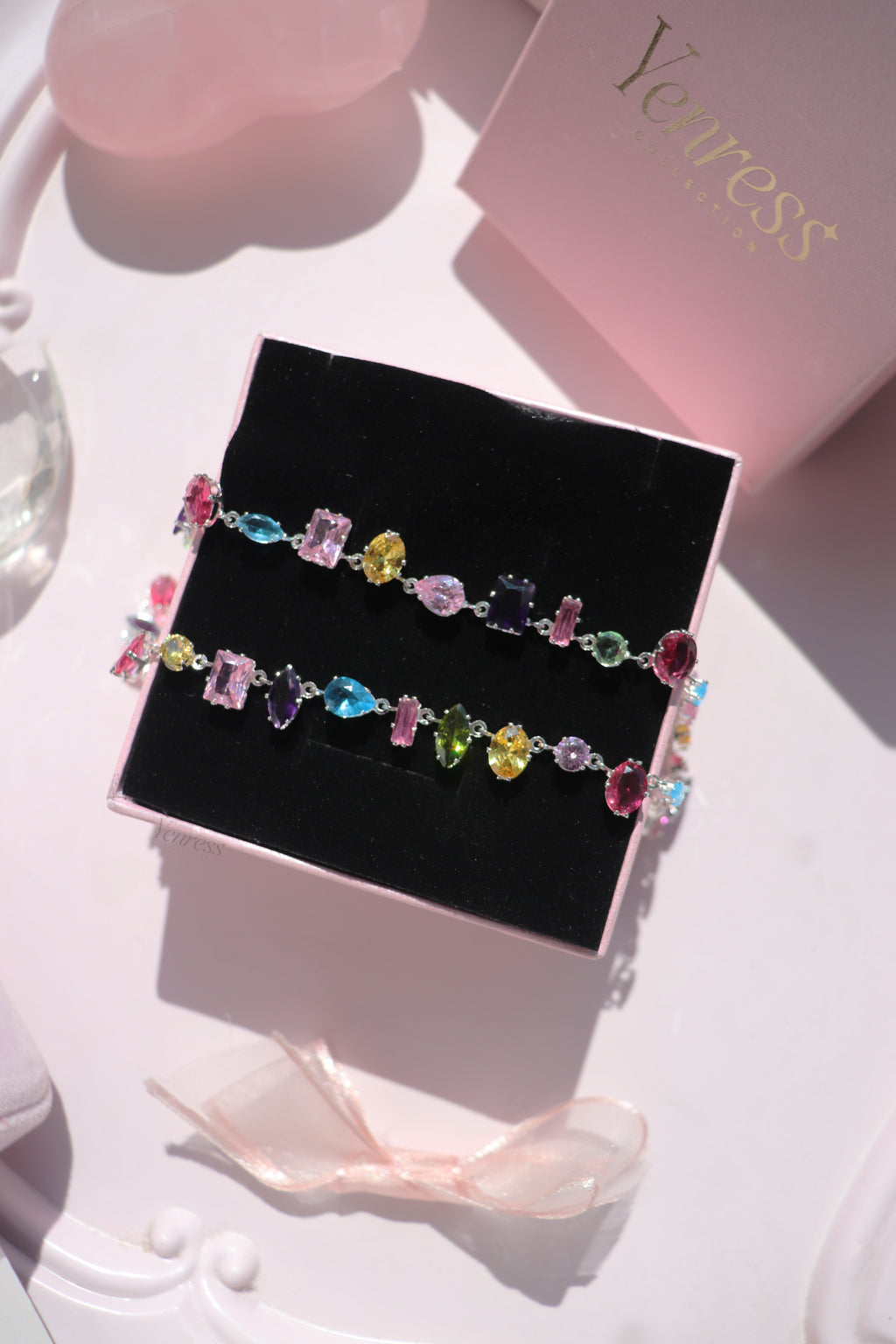 Color Pop Multicolor Stone Necklace