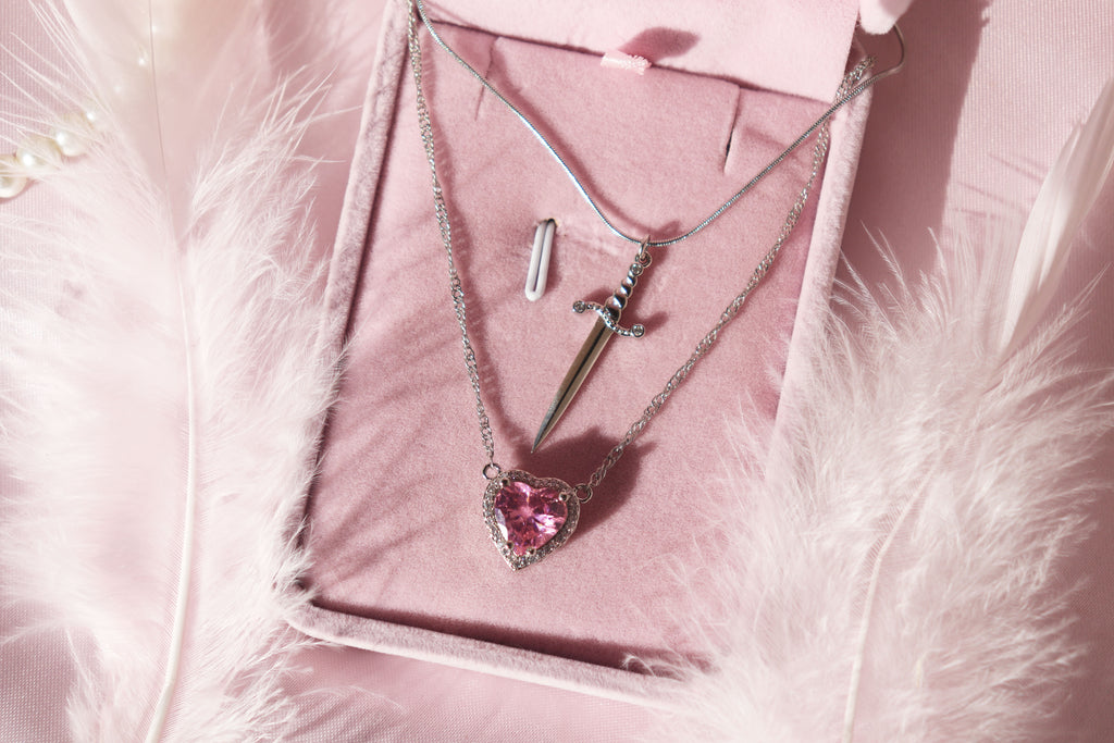 Heart & Sword Necklaces