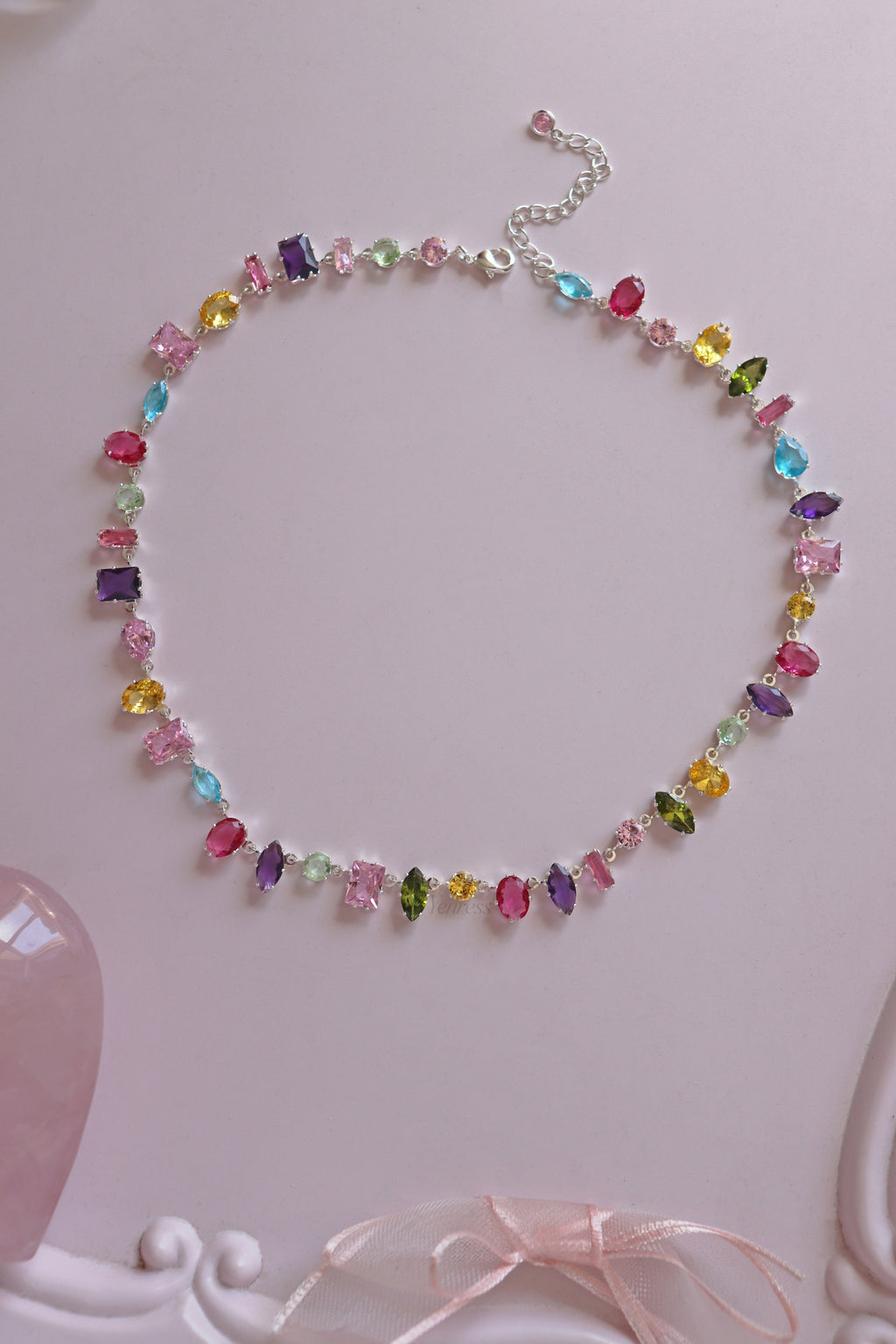 Color Pop Multicolor Stone Necklace