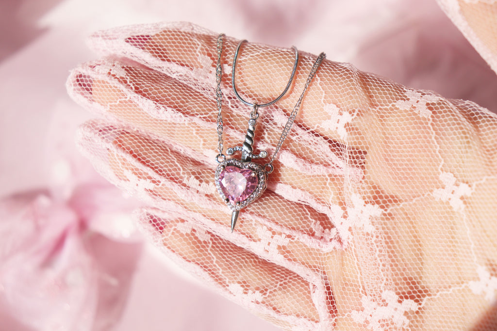 Heart & Sword Necklaces