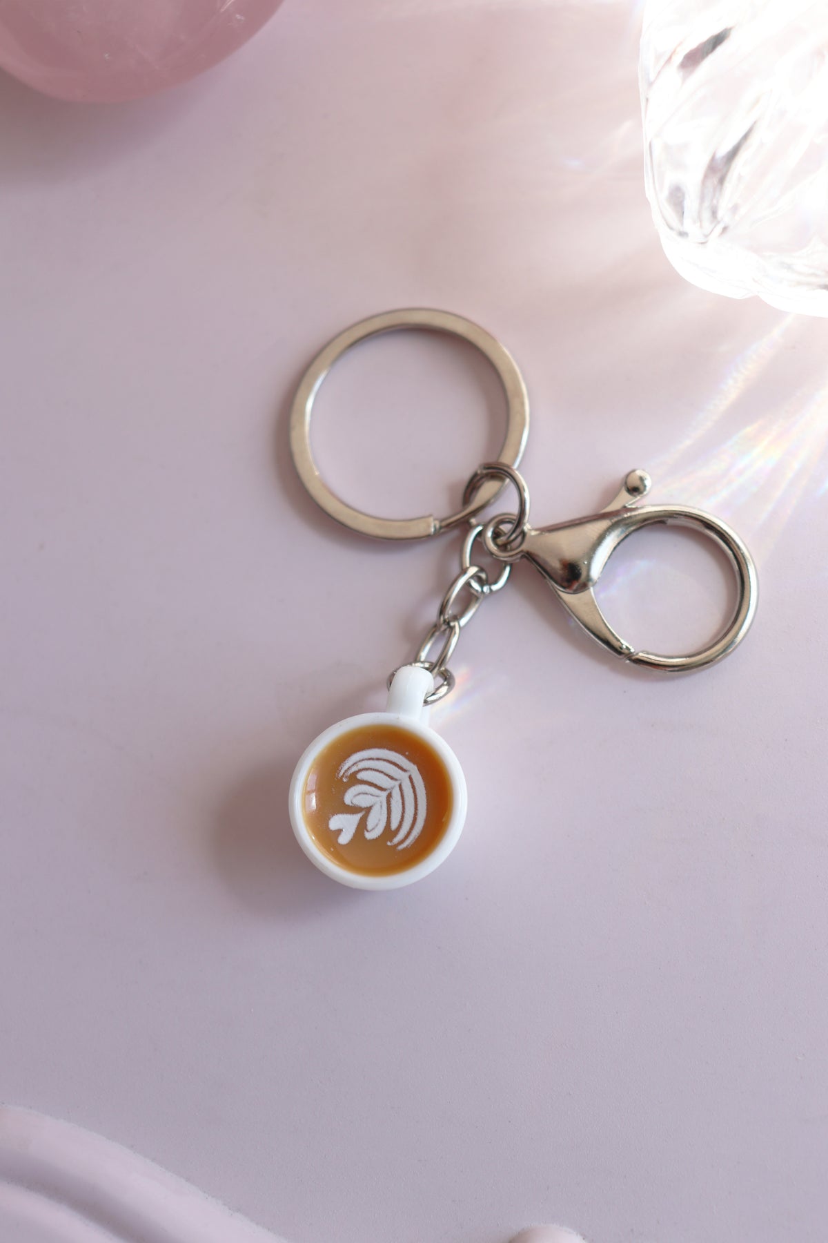 Coffee Cup Keychain & Bag Charm