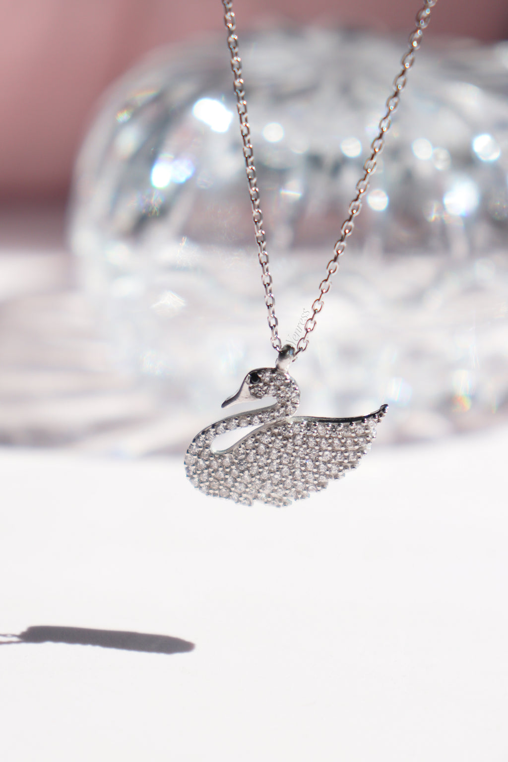 Swan 925 Sterling Silver Necklace
