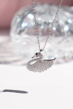 Swan 925 Sterling Silver Necklace