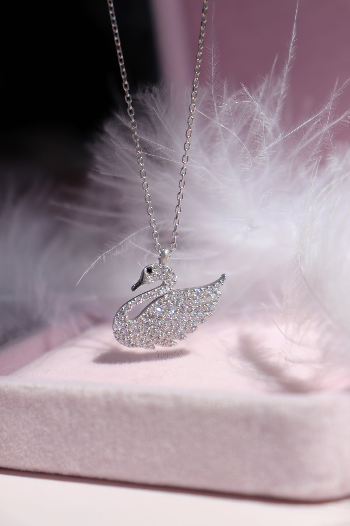 Swan 925 Sterling Silver Necklace