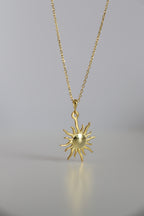 Sun 925 Sterling Silver Necklace
