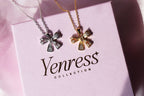 Coquette Ribbon Bow Necklace
