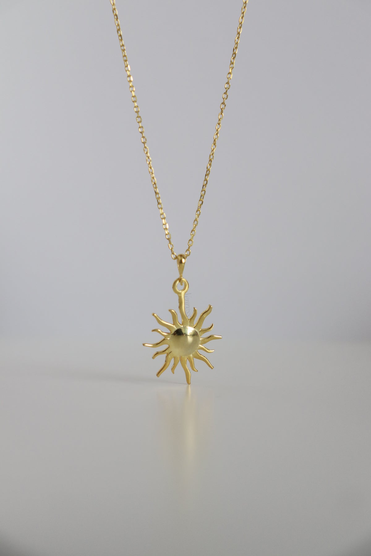 Sun 925 Sterling Silver Necklace