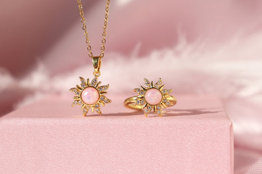 Opal Sun Jewelry Set