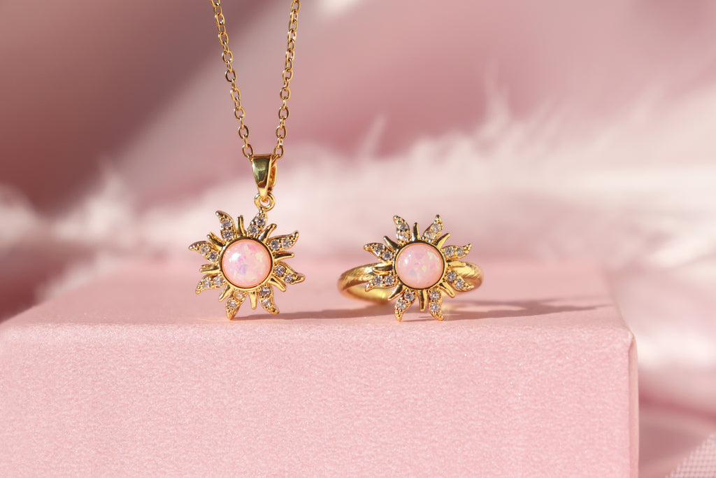 Opal Sun Jewelry Set