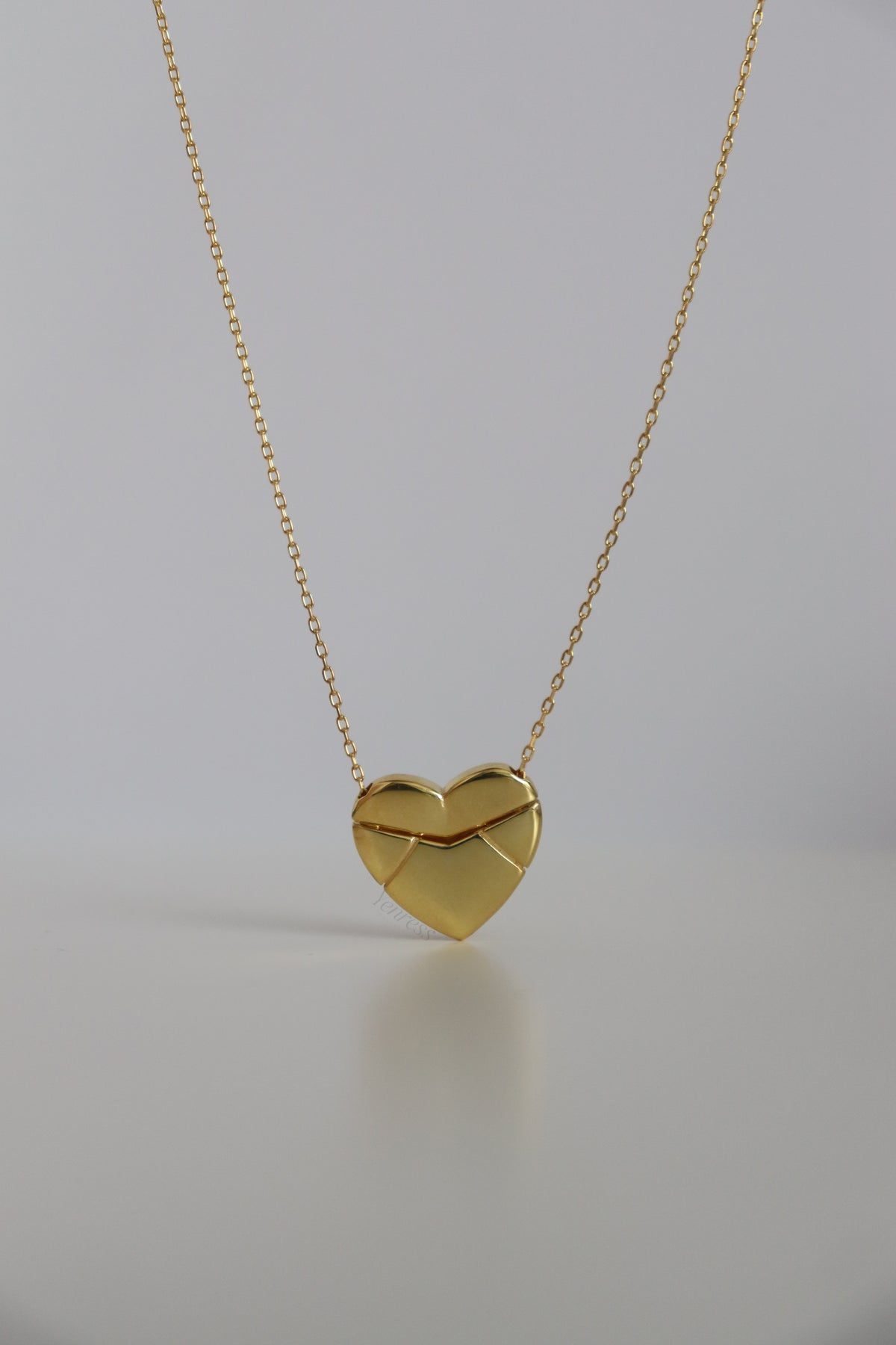 Love Letter 925 Sterling Silver Necklace (Engravable)