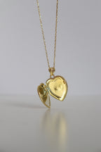 Always Love Heart Locket 925 Sterling Silver Necklace
