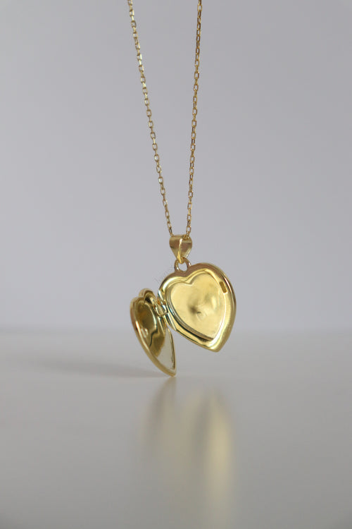 Always Love Heart Locket 925 Sterling Silver Necklace