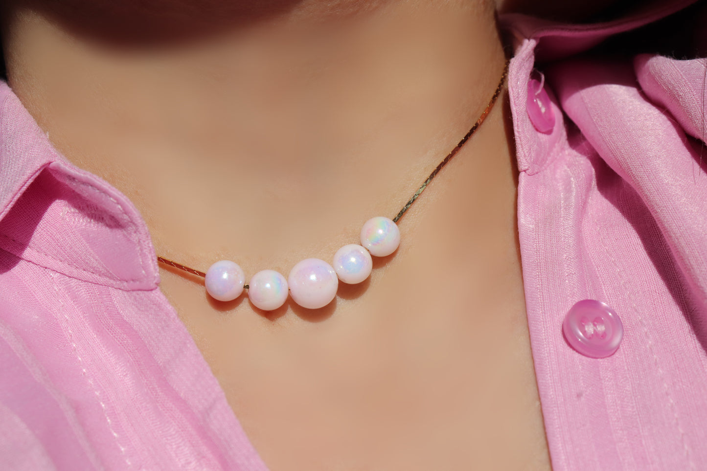 Elina Mermaid Pearl Necklace