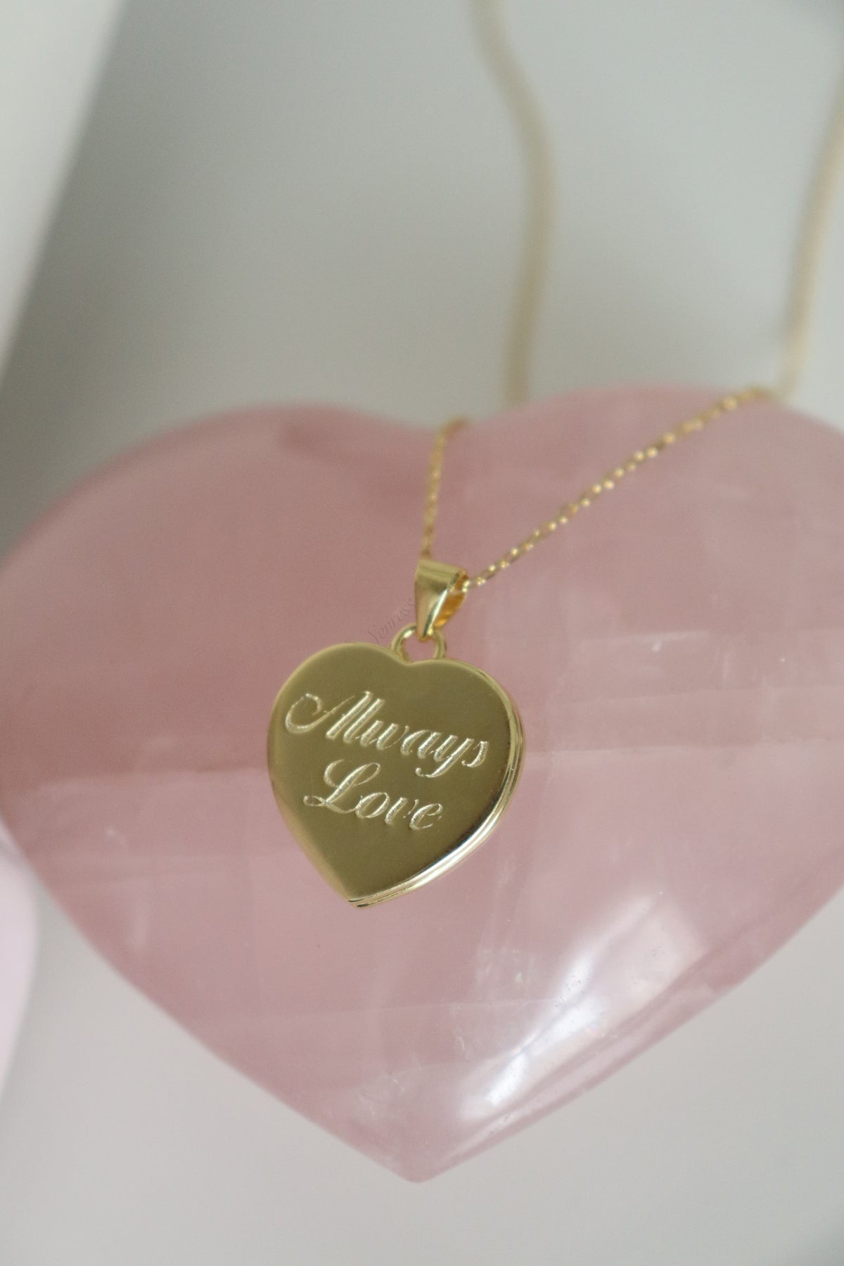 Always Love Heart Locket 925 Sterling Silver Necklace