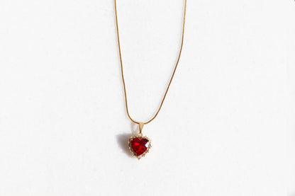 Red Heart Necklace