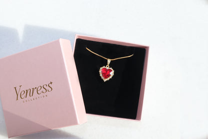 Red Heart Necklace