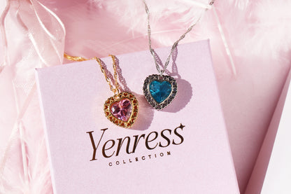 Princess and the Pauper Heart Necklace