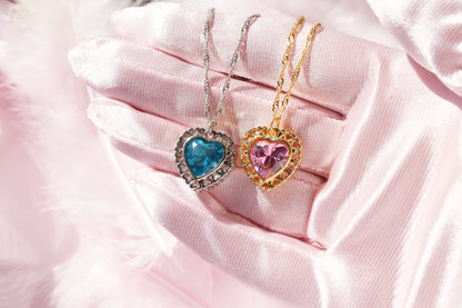 Princess and the Pauper Heart Necklace