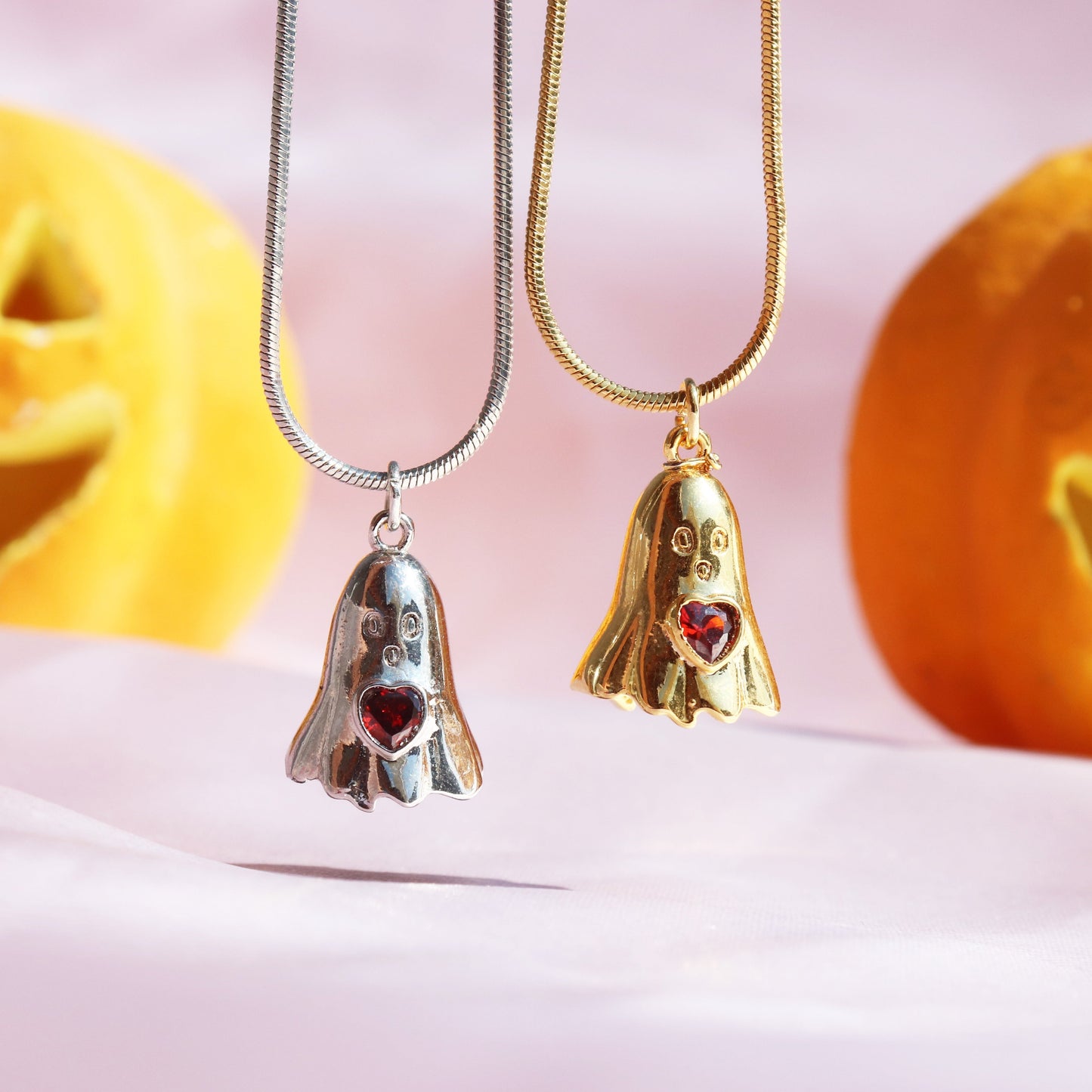 Halloween Cute Ghost Necklace