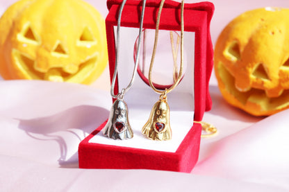 Halloween Cute Ghost Necklace