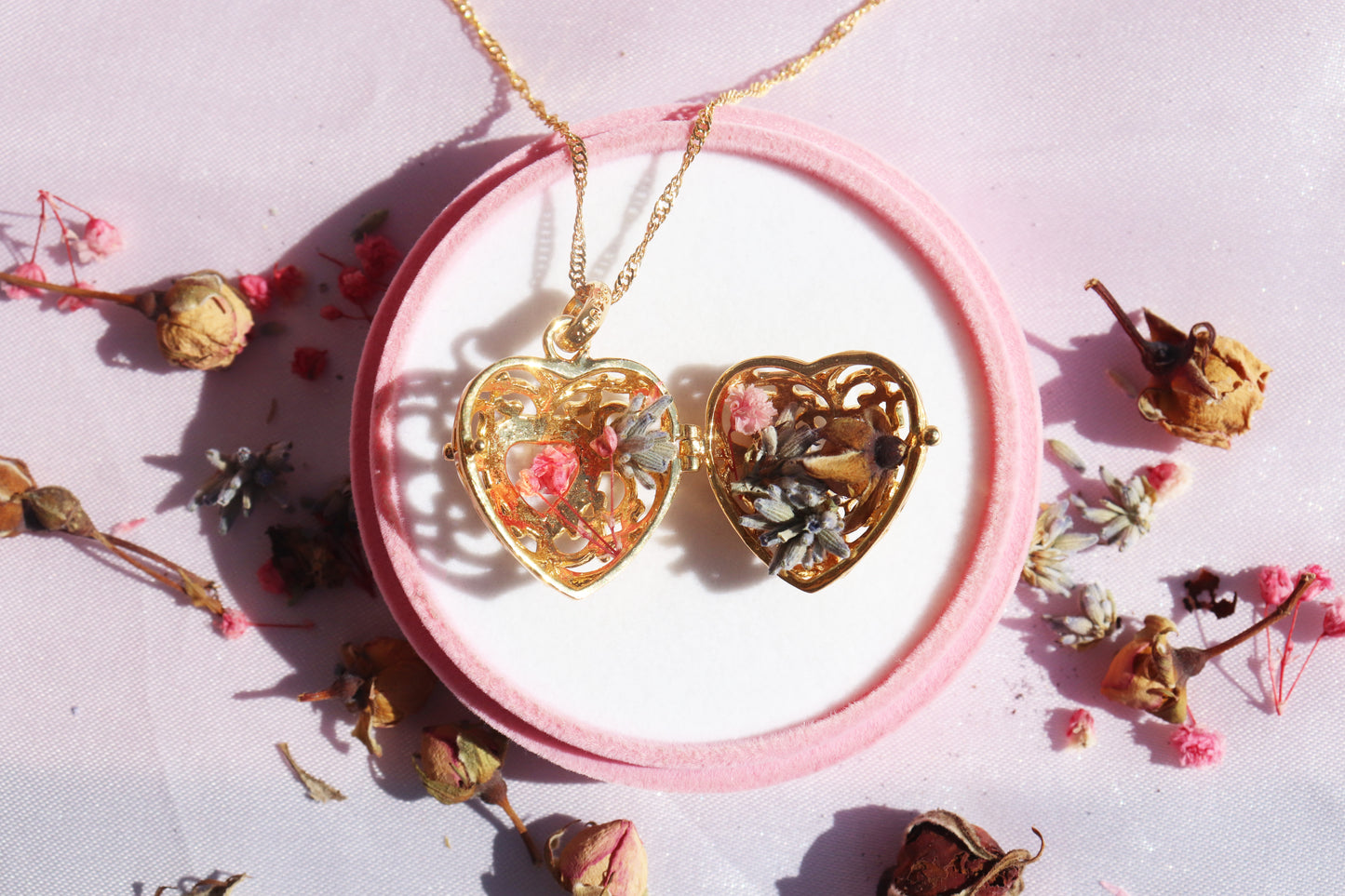 Flower Cage Necklace