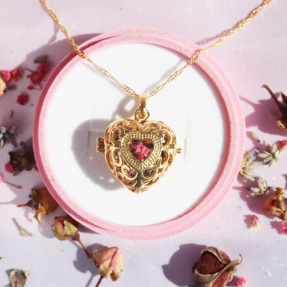 Flower Cage Necklace