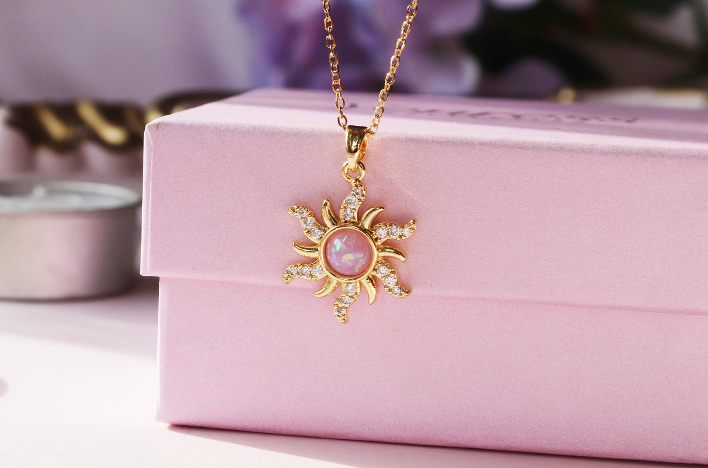 Rapunzel Sun Necklace | Steel