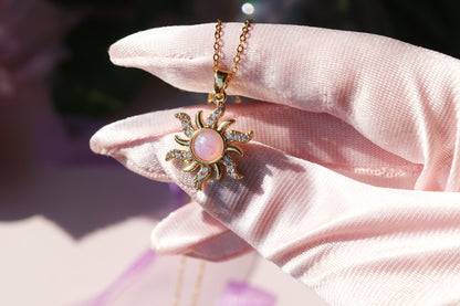 Rapunzel Sun Necklace | Steel