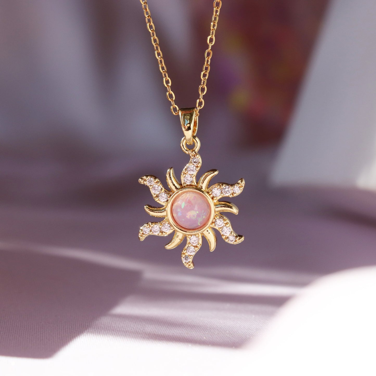 Rapunzel Sun Necklace | Steel