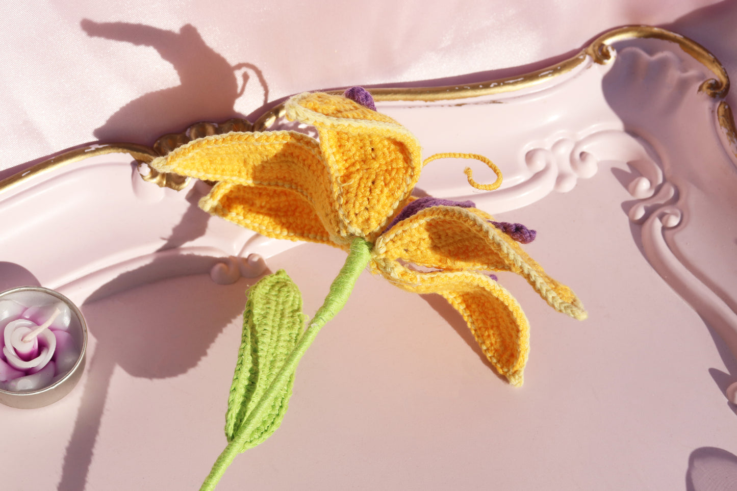 Rapunzel Sundrop Crochet Flower 2