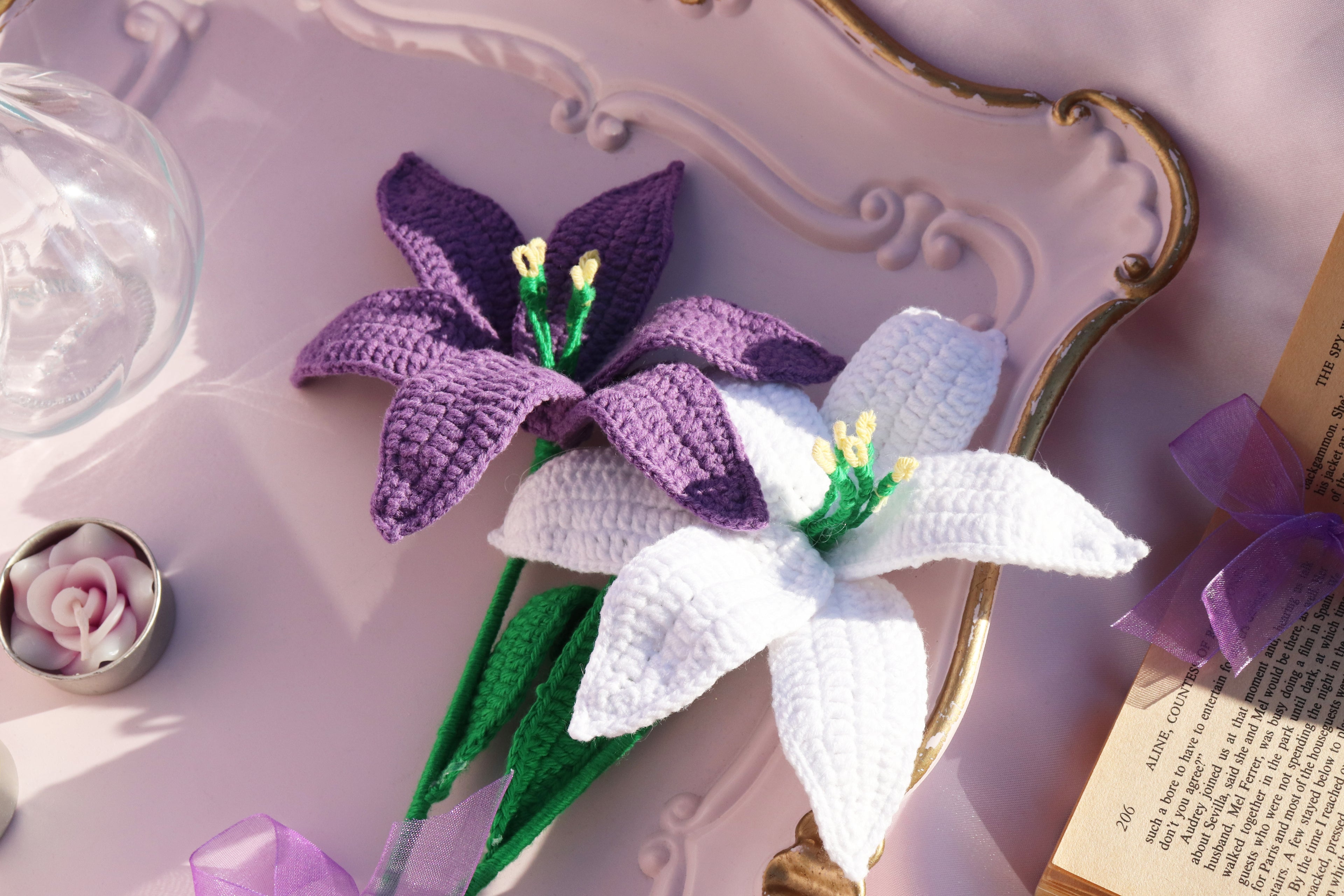 lily flower crochet pattern Lily Flower Crochet – Yenress Collection®