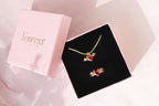 Vampire's Heart Necklace & Ring Set