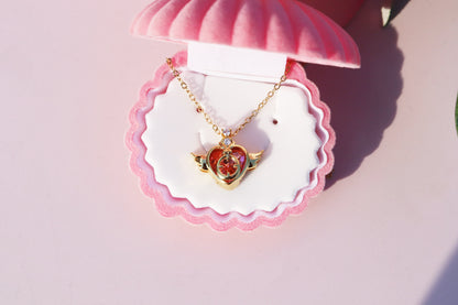 Cosmic Heart Compact Necklace