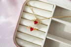 Vampire's Heart Necklace & Ring Set