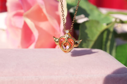 Cosmic Heart Compact Necklace