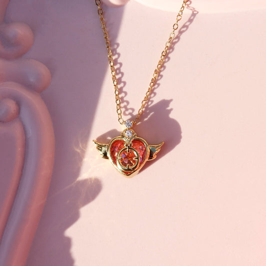 Cosmic Heart Compact Necklace