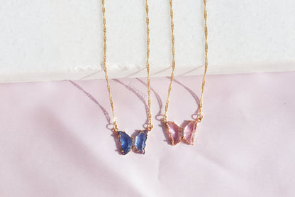 Princess and The Pauper Butterfly Necklace