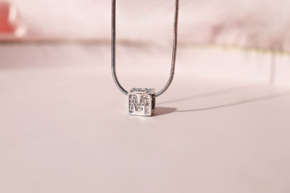 Cube Letter Necklace