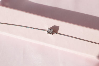 Cube Letter Necklace