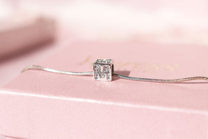 Cube Letter Necklace