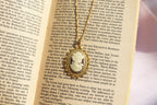 Vintage Woman Cameo Necklace