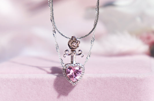 Heart and Sword Necklaces