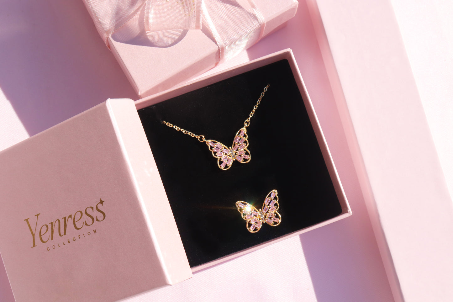 Mariposa Necklace and Ring Set