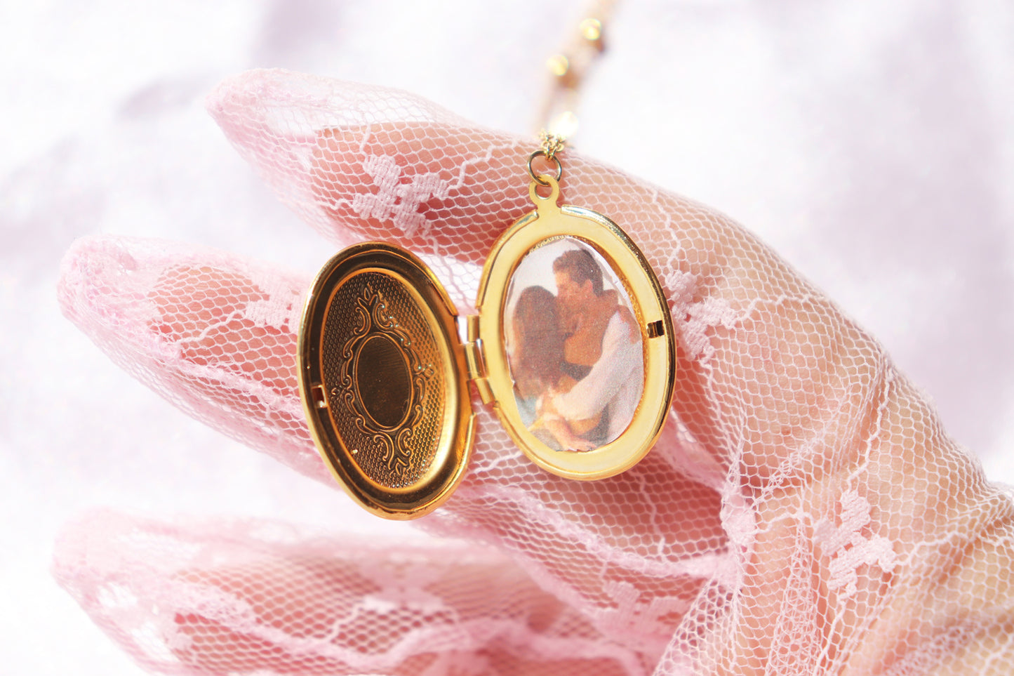 Oval Locket Necklace