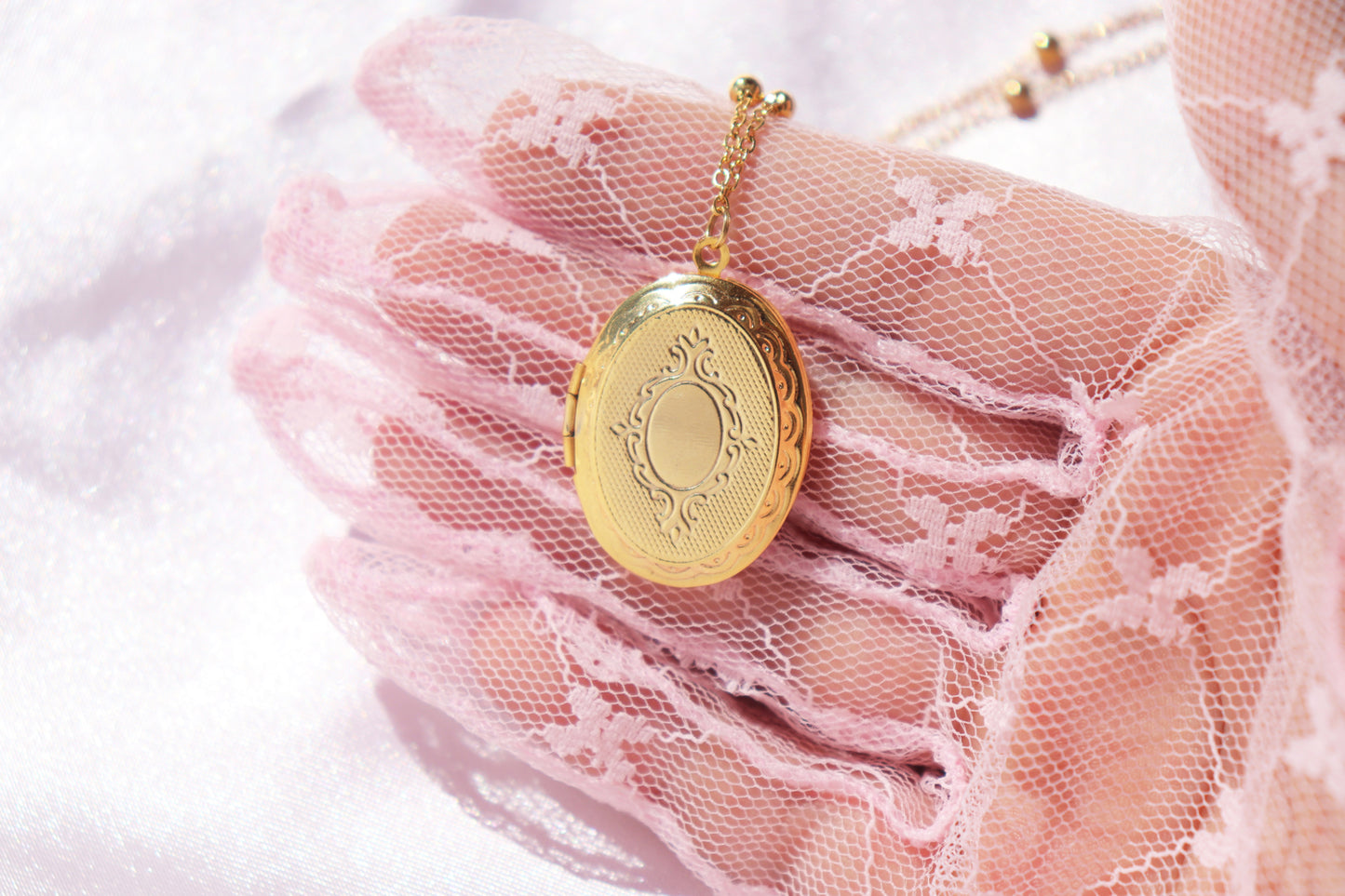 Oval Locket Necklace