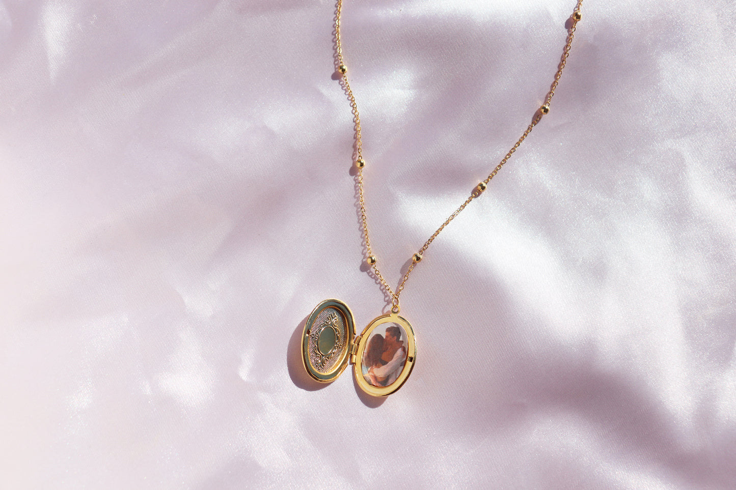 Oval Locket Necklace