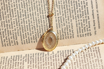 Oval Locket Necklace